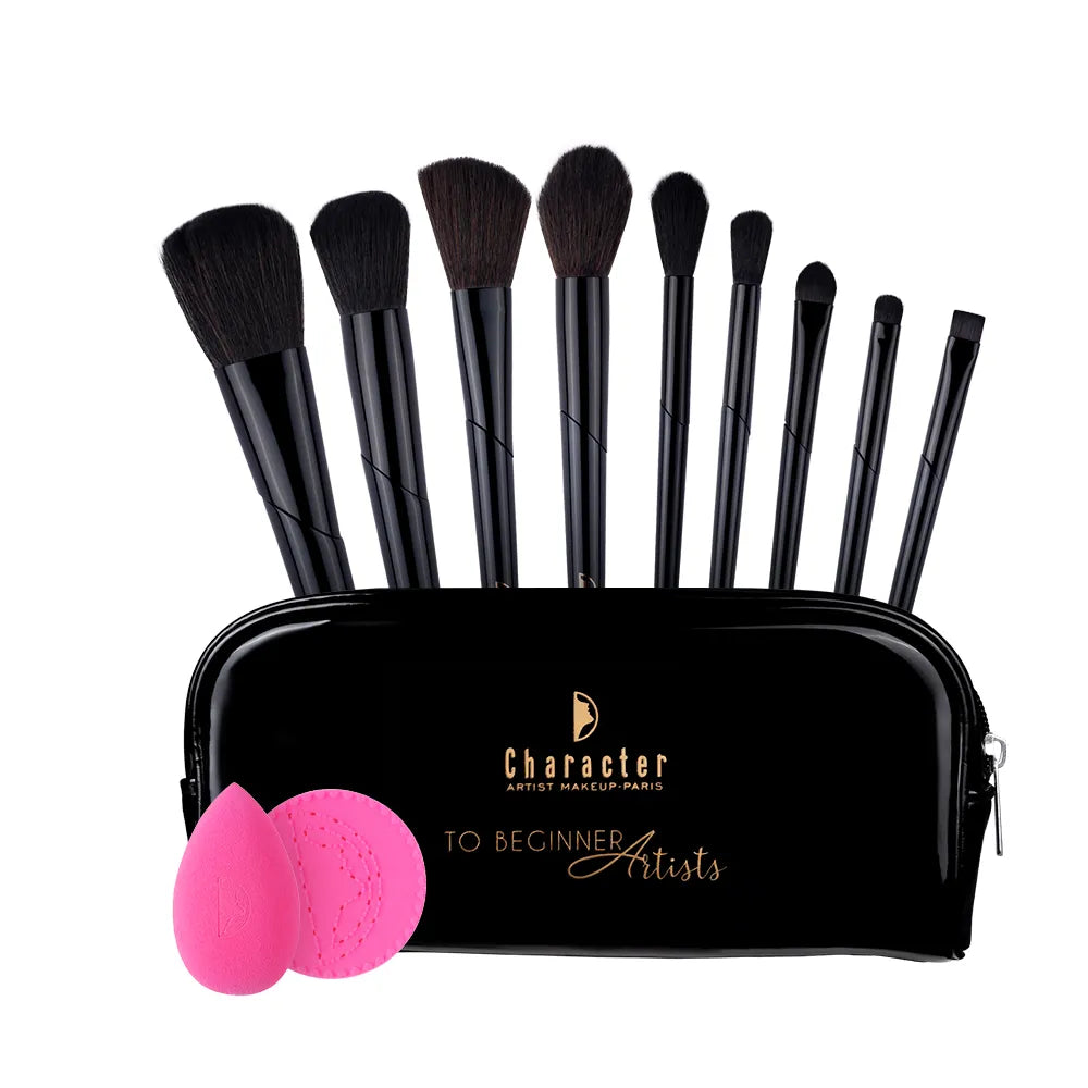 9 Pieces Brush Set + Sponge + Cleaner