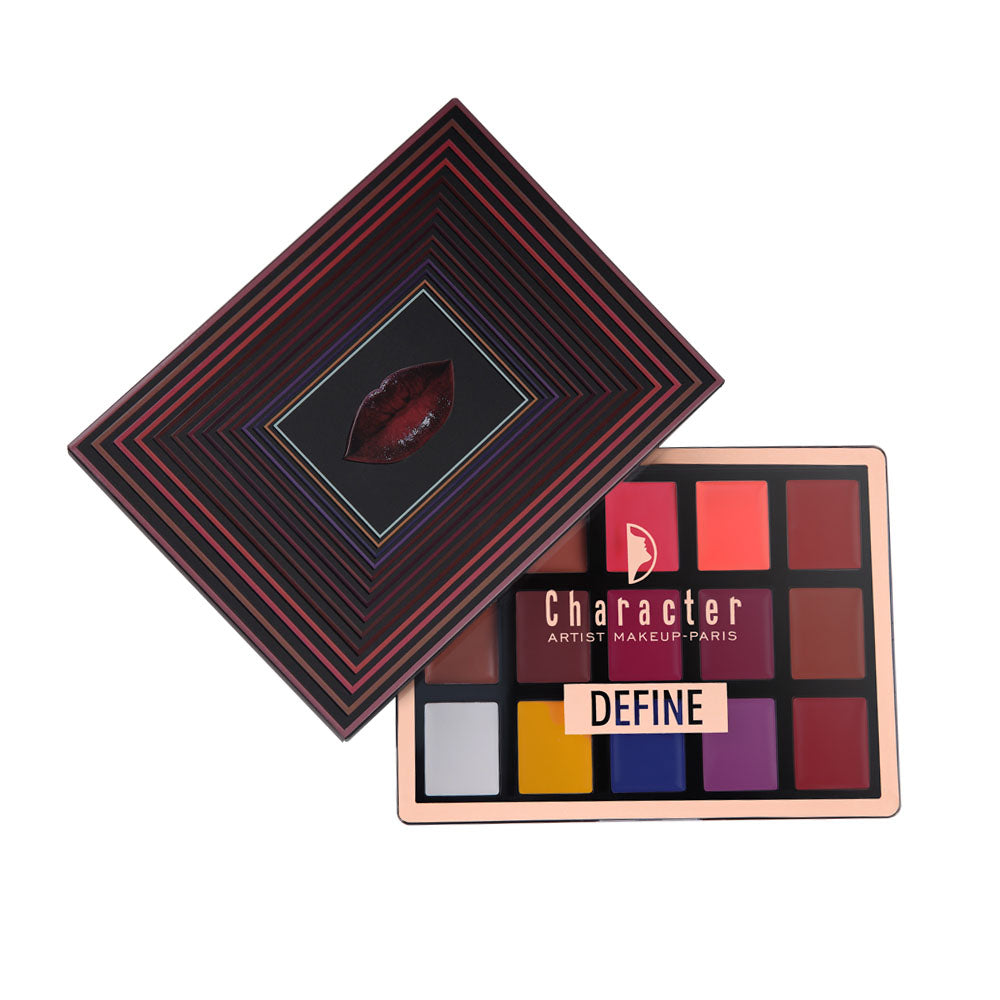 Character 15 Color Lip Define Palette