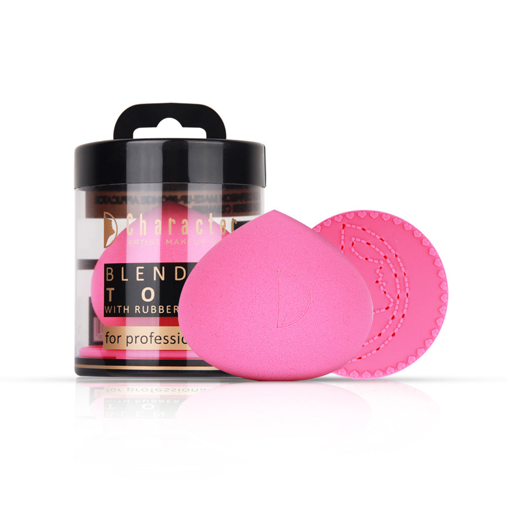 Character Blending Tool Sponge With Cleaner