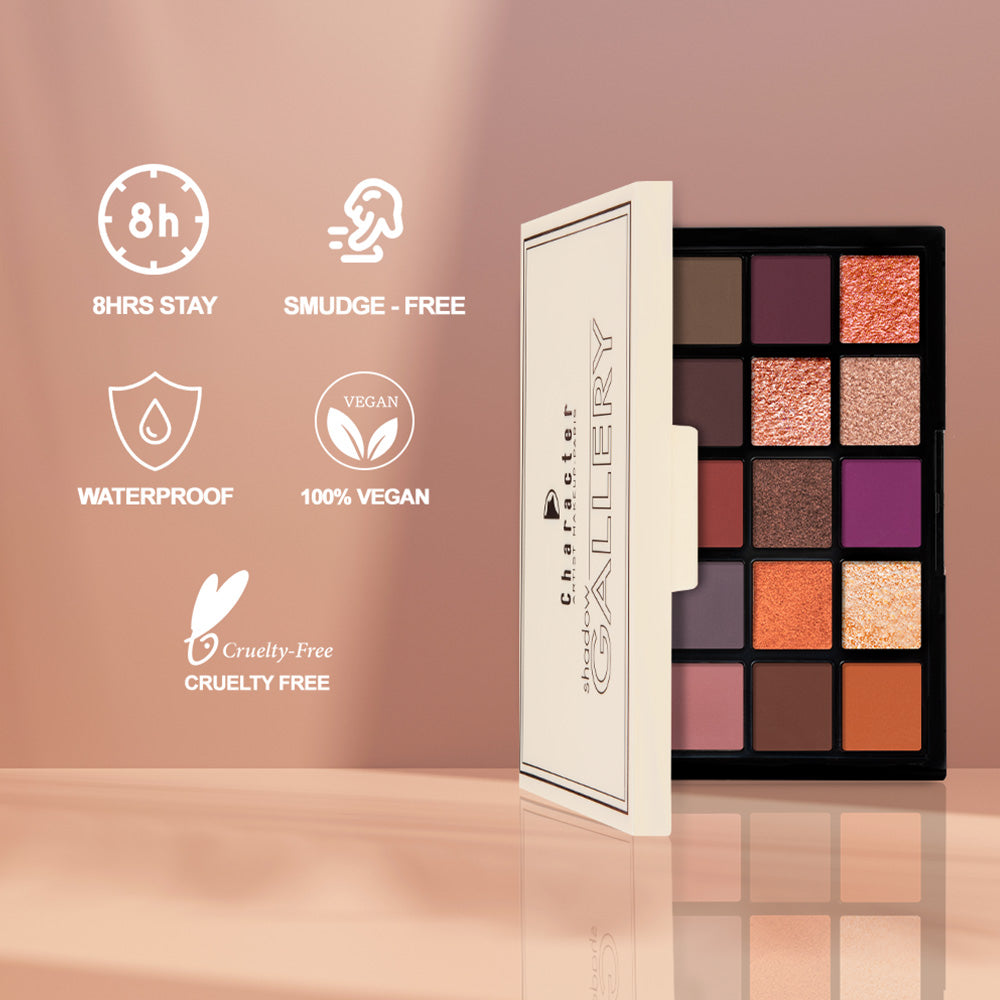 Character Shadow Gallery 20 Color Eyeshadow Palette