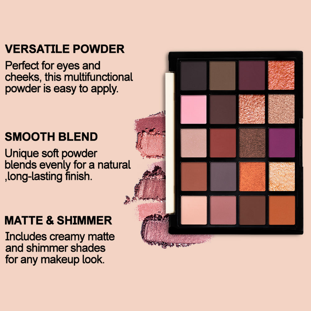 Character Shadow Gallery 20 Color Eyeshadow Palette