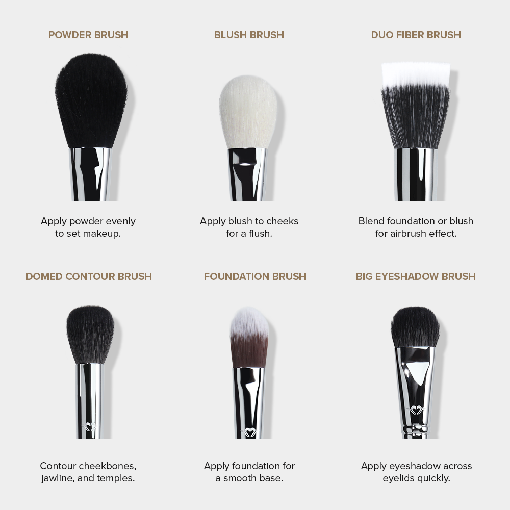 Forever52 Academic 18 Pieces BrushÂ Kit