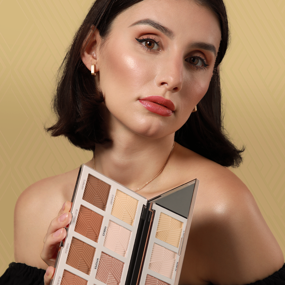 Forever52 Backstage Essential Highlighter & Contour Powder Palette