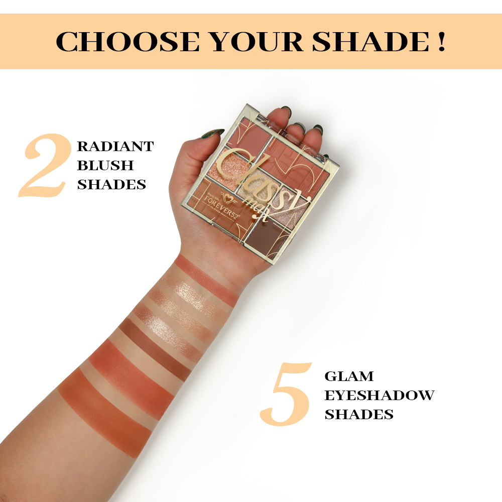 Forever52 Classy Max 2 Color Blush 5 Color EyeshadowÂ Palette