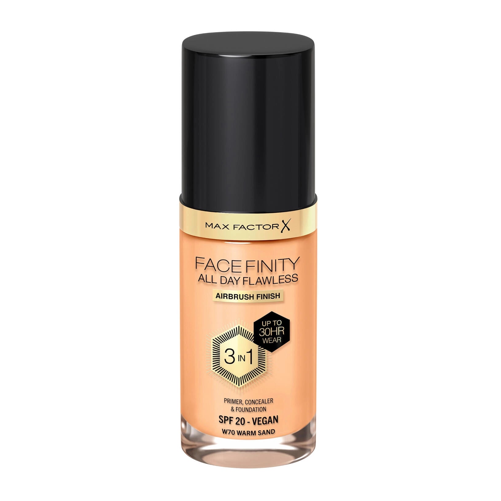 MAXFACTOR FACEFINITY ALL DAY FLAWLESS 3 IN 1 VEGAN FOUNDATION