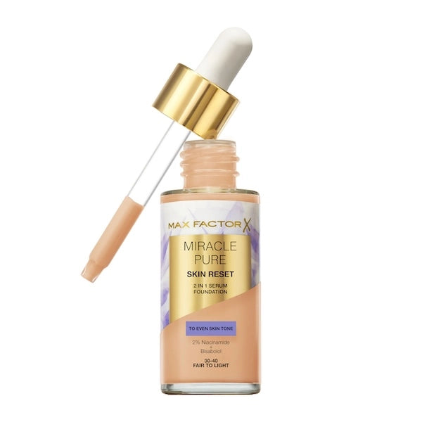 MAXFACTOR MIRACLE PURE SKIN RESET 2-IN-1 SERUM FOUNDATION
