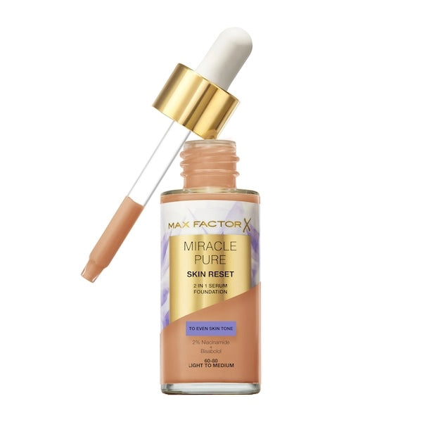 MAXFACTOR MIRACLE PURE SKIN RESET 2-IN-1 SERUM FOUNDATION