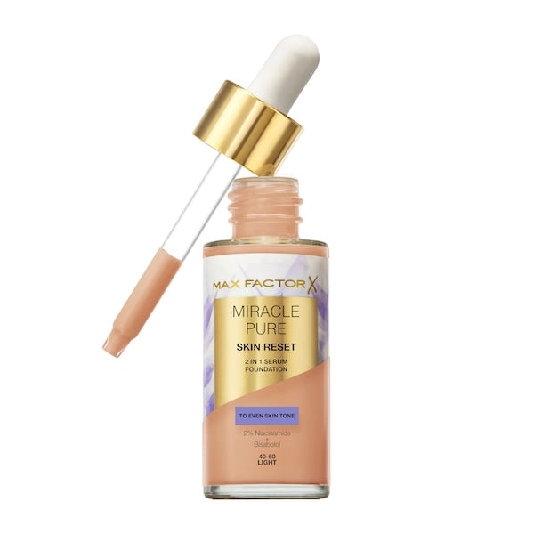 MAXFACTOR MIRACLE PURE SKIN RESET 2-IN-1 SERUM FOUNDATION
