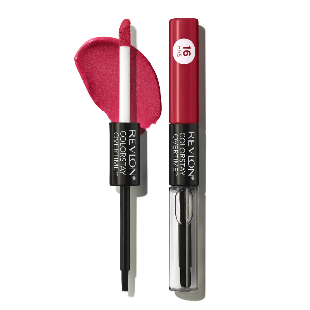 Revlon Liquid Lipstick with Clear Lip Gloss, ColorStay Overtime Lipcolor