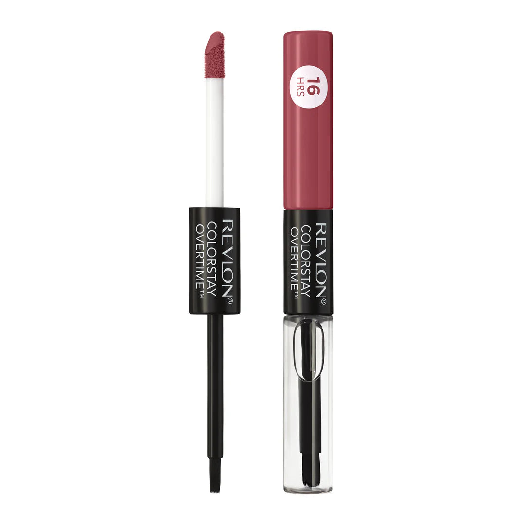 Revlon Liquid Lipstick with Clear Lip Gloss, ColorStay Overtime Lipcolor
