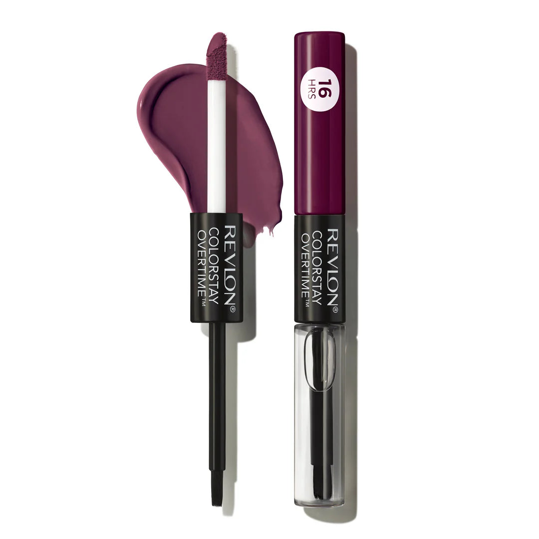 Revlon Liquid Lipstick with Clear Lip Gloss, ColorStay Overtime Lipcolor