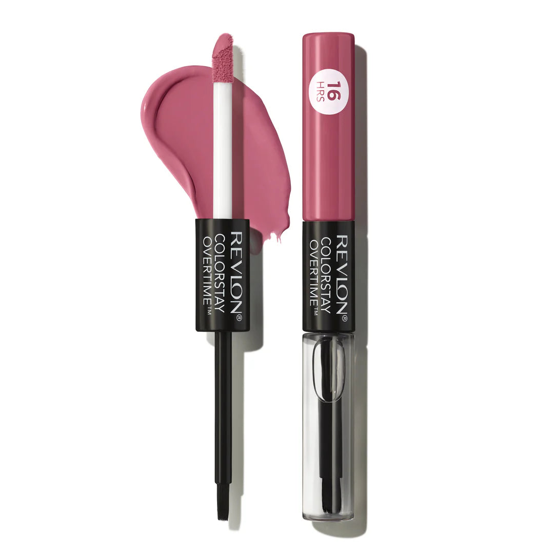 Revlon Liquid Lipstick with Clear Lip Gloss, ColorStay Overtime Lipcolor