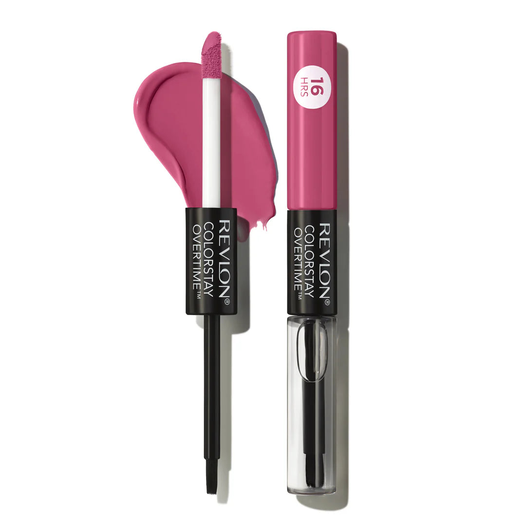 Revlon Liquid Lipstick with Clear Lip Gloss, ColorStay Overtime Lipcolor