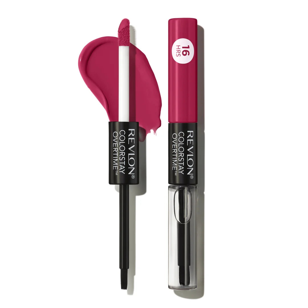 Revlon Liquid Lipstick with Clear Lip Gloss, ColorStay Overtime Lipcolor
