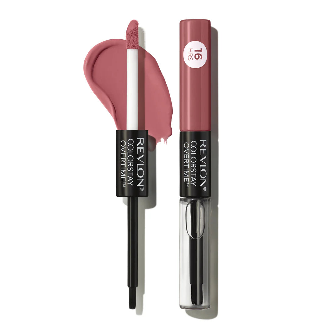 Revlon Liquid Lipstick with Clear Lip Gloss, ColorStay Overtime Lipcolor