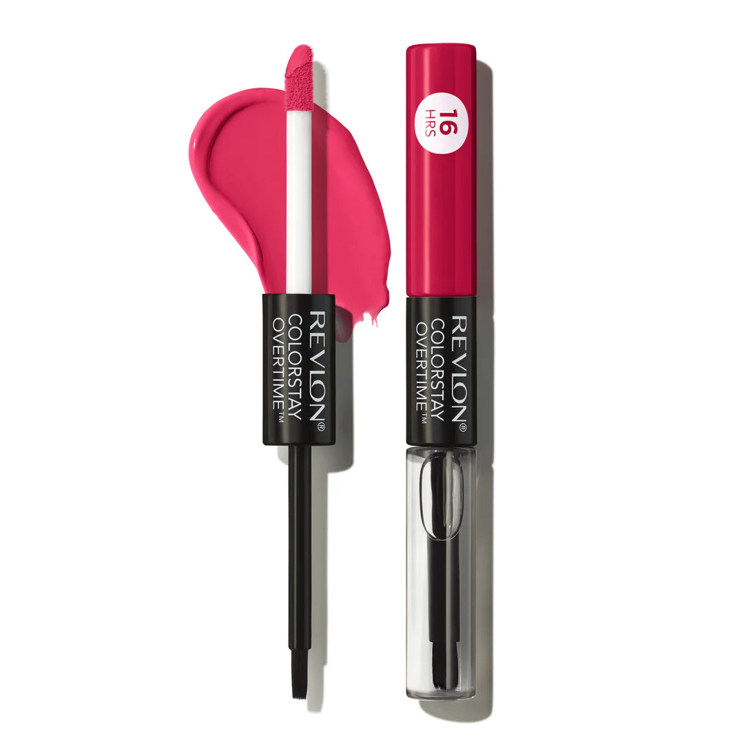 Revlon Liquid Lipstick with Clear Lip Gloss, ColorStay Overtime Lipcolor
