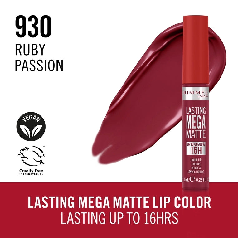 Rimmel Lasting Mega Matte Lipstick