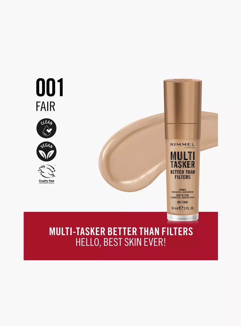 Rimmel Multi-Tasker Better Than Filters Face Primer, Glow Booster and Highlighter