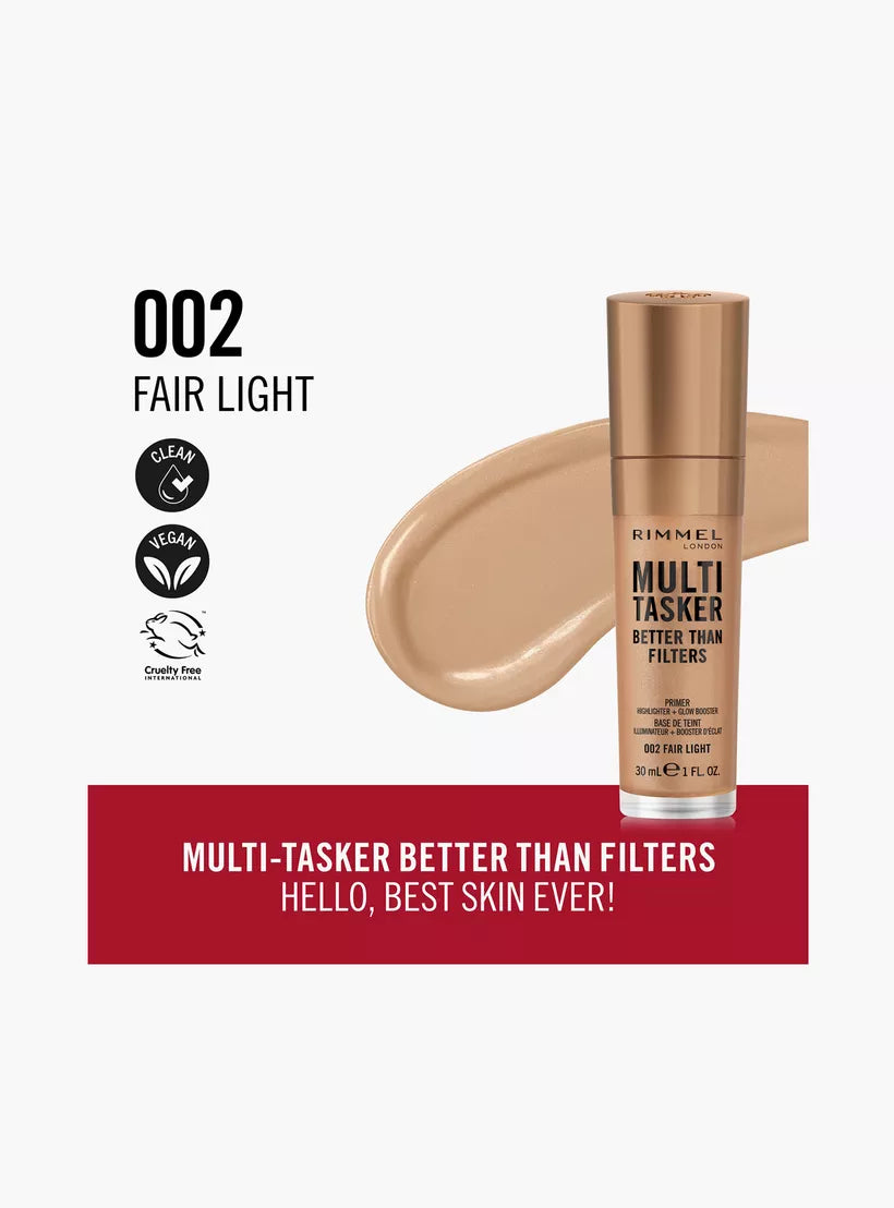 Rimmel Multi-Tasker Better Than Filters Face Primer, Glow Booster and Highlighter