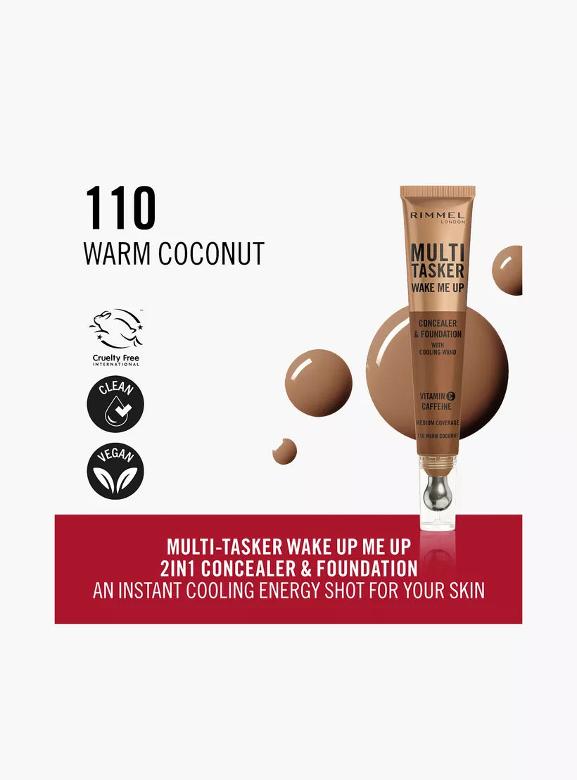 Rimmel Multi-Tasker Wake Me Up Concealer and Foundation