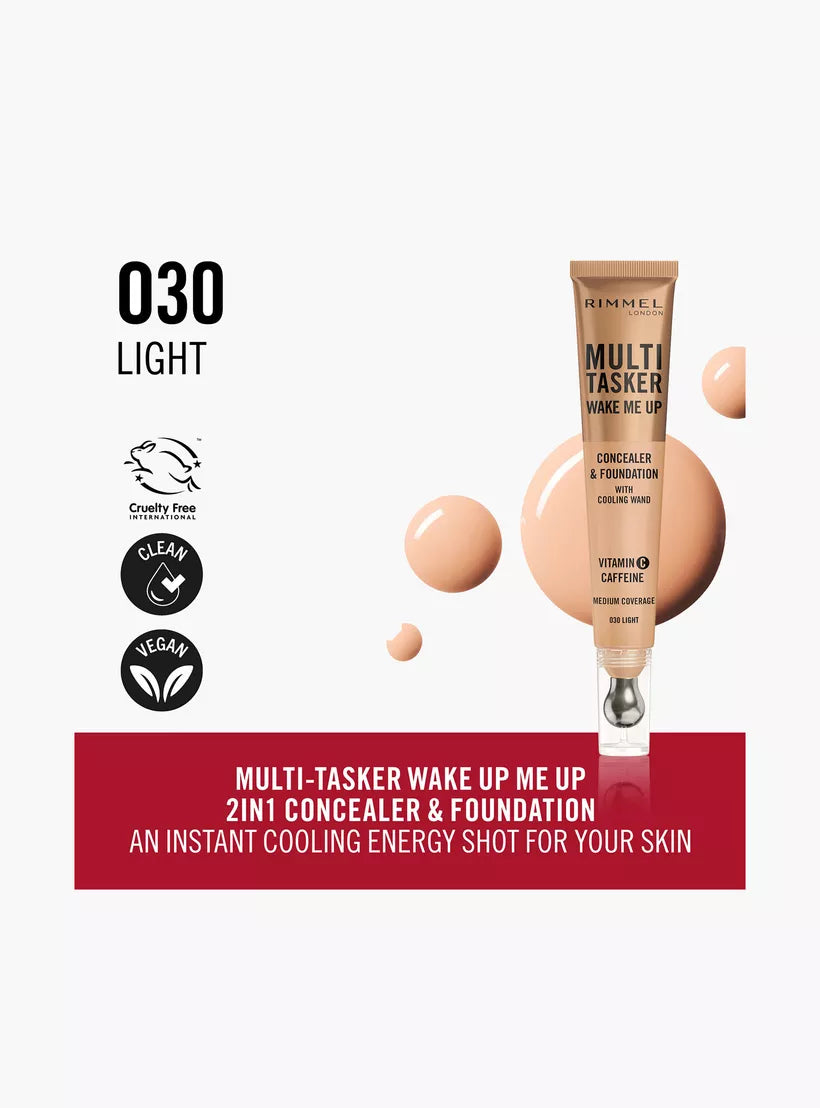 Rimmel Multi-Tasker Wake Me Up Concealer and Foundation