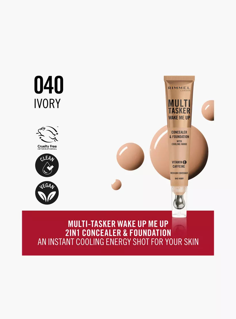 Rimmel Multi-Tasker Wake Me Up Concealer and Foundation