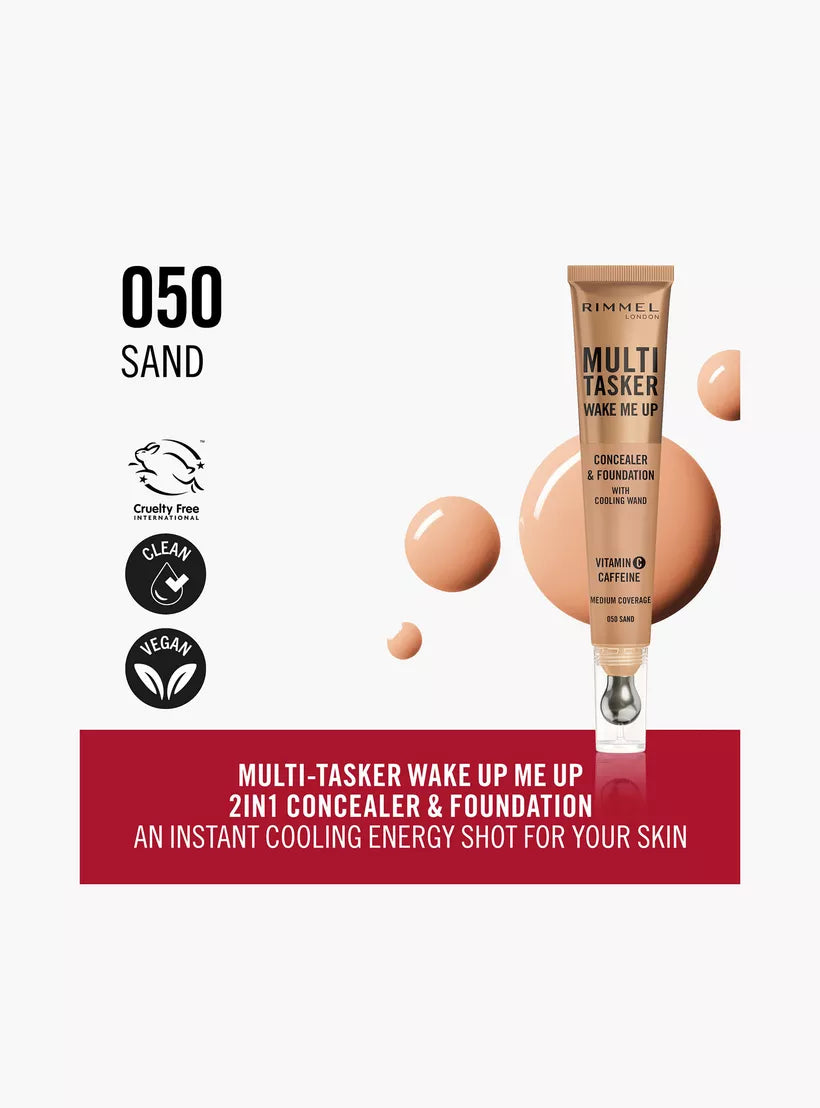 Rimmel Multi-Tasker Wake Me Up Concealer and Foundation