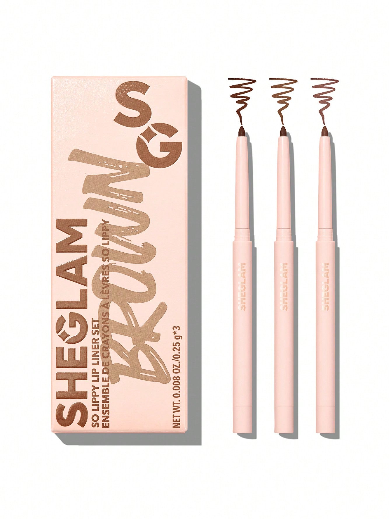 Sheglam So Lippy Lip Liner Set-Espresso Kisses