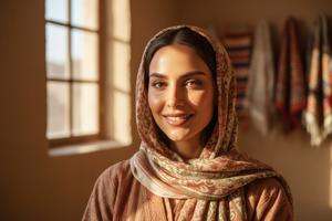 natural beauty face arab